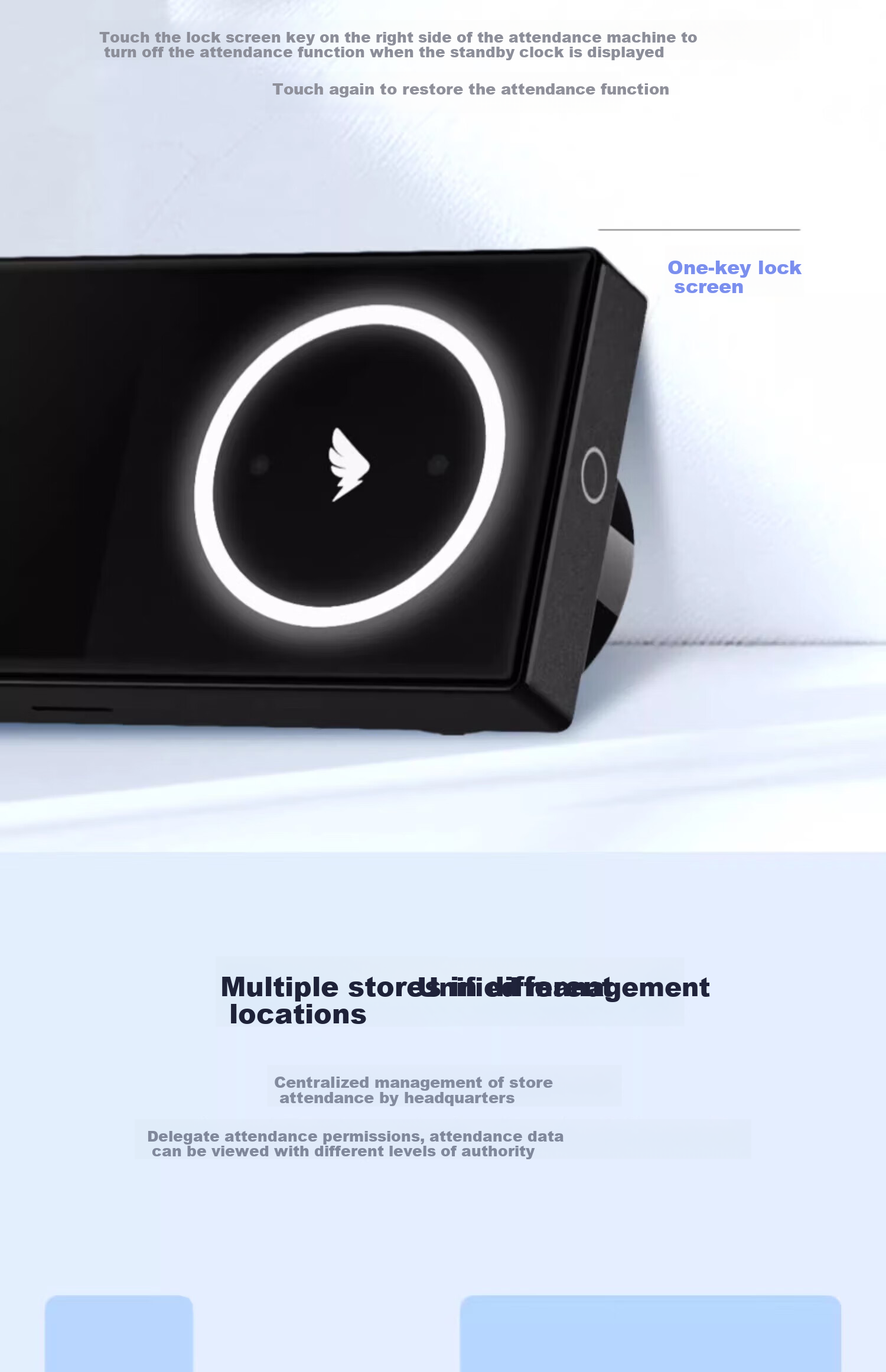 Dingding Intelligent Facial Recognition Attendance Machine, Wireless Smart Check-In Device, Dual-Lens Infrared Recognition Sign-In Machine M1Y-Ultra 6