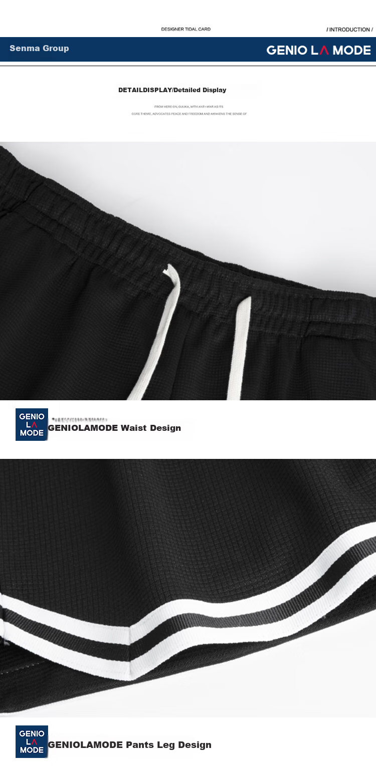 GENIOLAMODE Semir Group Men's Solid Color Simple Basic Casual Loose Youth Student Basketball Training Shorts 7
