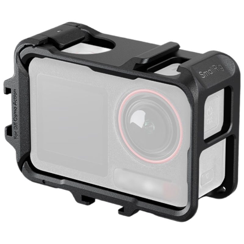 SmallRig 5135 DJI Osmo Action5 Pro/4/3 Full Cage Outdoor Vlog Camera Expansion Frame Recording Cycling Skiing Accessories