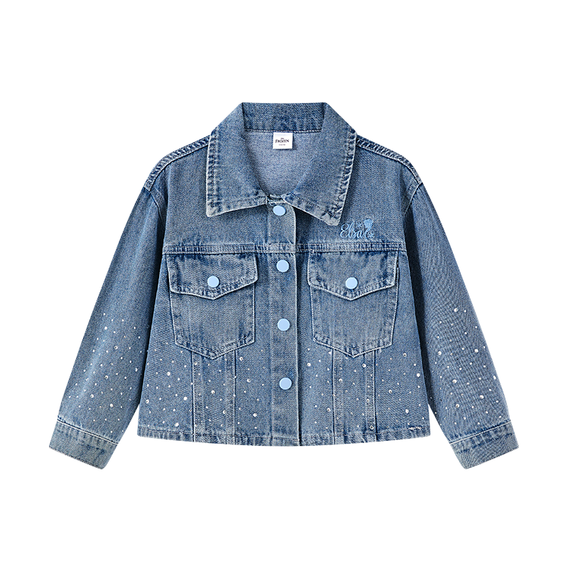 Disney Autumn New Stylish Casual CYZ24C566 Denim Jacket Blue 110