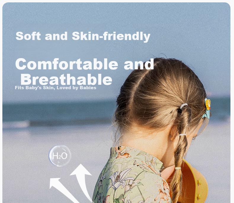 OUYUN Jelly Cool Kids Girls Summer Quick-Dry Sun-Protective One-Piece Swimsuit Cat Paradise 120 17