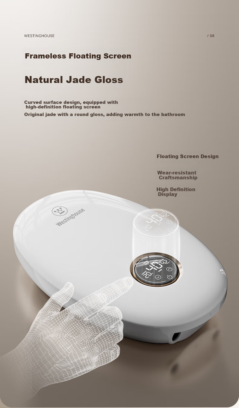Westinghouse [Xiaobaiyulan] Instant Electric Water Heater, [On-Site Installation], 6500W Ultra-Thin Kitchen Treasure, Constant Temperature Rapid Heating, Rental Apartment Electric Hot Water Faucet DSKH65331 16
