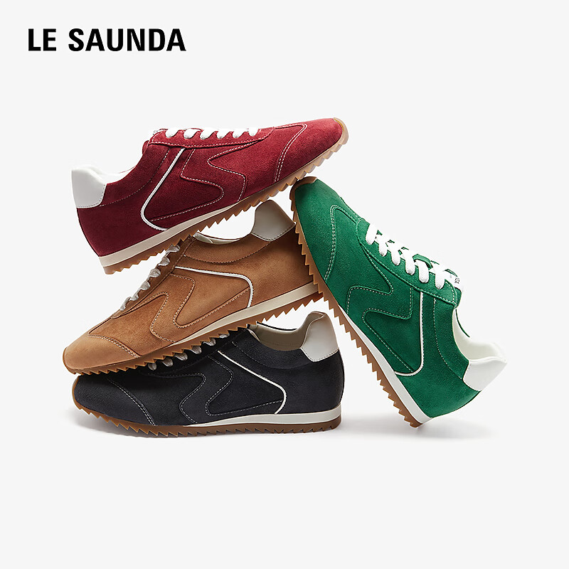 Lyle & Scott Casual Training Agan Shoes Mall Same Style Commuter Height Increasing Women's Shoes 19102 Rust Red BOS 38