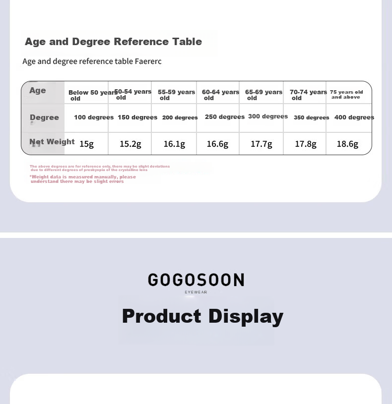 GOGOSOON High-Definition Clear Reading Glasses for Men, Foldable Portable Anti-Blue Light Stylish Ultra-Light Comfortable Reading Glasses for Women, Qixi Festival 11