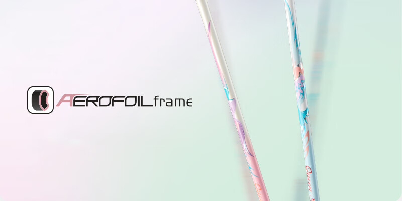 Chuanqi Badminton Racket, Full Carbon Ultra-Light 5U High-Power Offensive Single Racket Queen500 White Cherry Blossom Pink String, Pre-Strung 7
