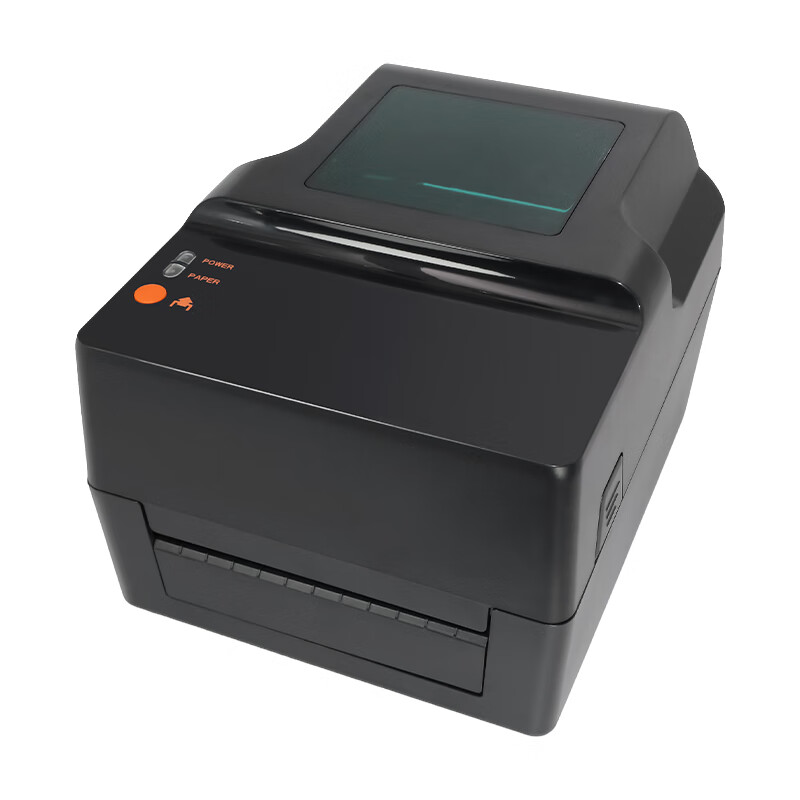 Dongwei Carbon Ribbon Label Printer, Silver Paper, Fixed Asset Tag, Washable Mark, Clothing Tag, 104mm Commercial Thermal Transfer Hot Stamping Coated Barcode Printer