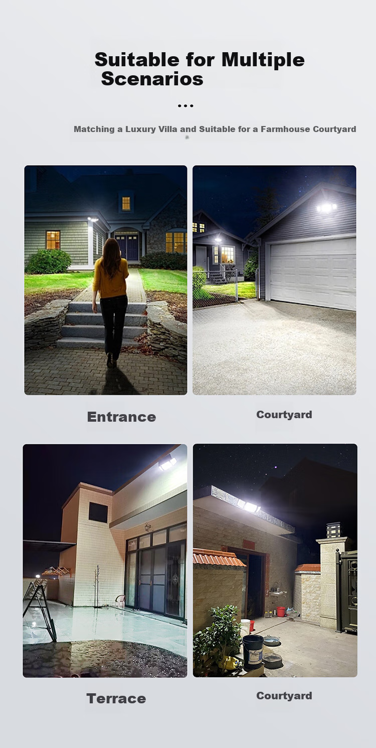 Intelamp Solar-Powered Motion Sensor Light, Garden Lighting, Home Outdoor Light, Waterproof Villa Gate Light, New Wall Lamp, Bright Street Light 13
