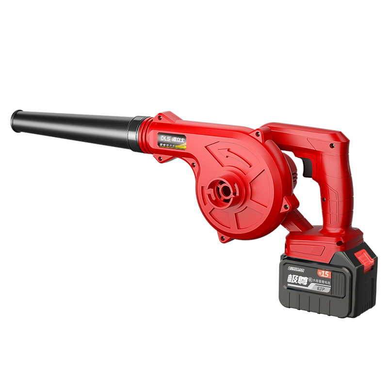 Delishi Industrial Blower Cordless Lithium Battery Rechargeable Small Household Dual-Use Blower and Vacuum Gun