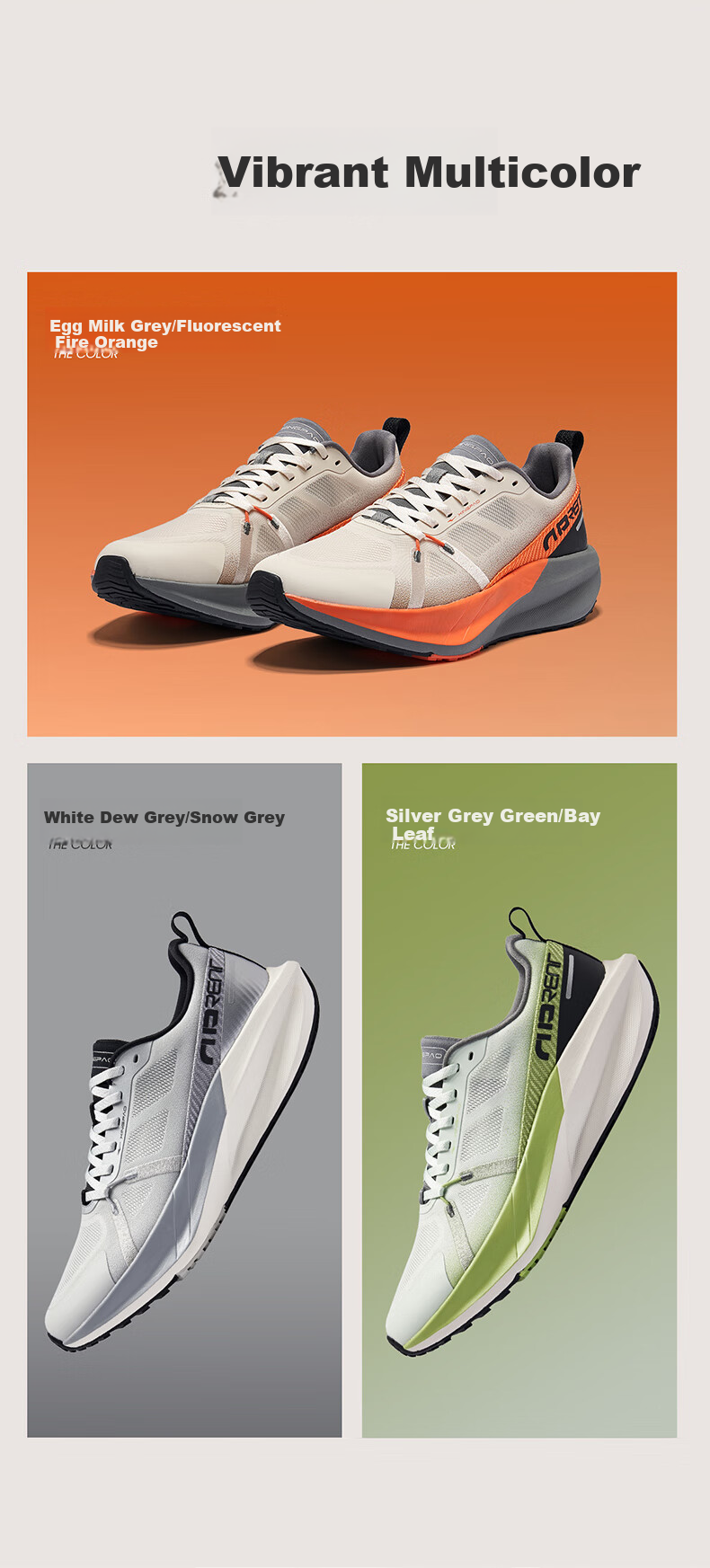 ERKE Running Shoes, Men's Sneakers, Soft Cushioning, Shock-Absorbing, Men's Style Running Shoes, Non-Slip, Wear-Resistant, for Running 9