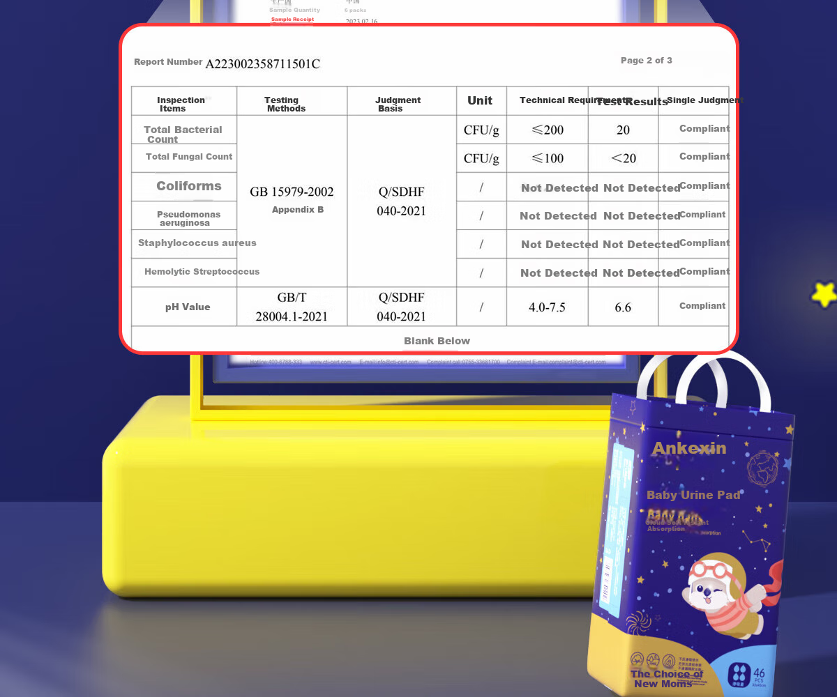 Ankexin Disposable Baby Changing Pads, Upgraded Version, 46 Pieces, 33*45cm, Soft And Skin-Friendly Care Pads for Newborns And Infants 21