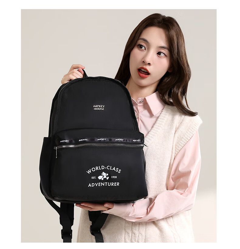 Disney Handbag, Women's Bag, Student Travel Backpack, Cute Mickey Mouse Backpack, Large Capacity Backpack, Lightweight Travel Backpack for Wome 7