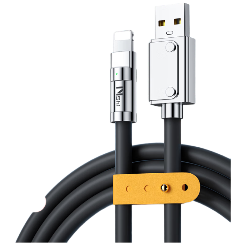 Compatible Apple iPhone 14 Fast Charging Data Cable for iPhone 13 Pro Max/12/11/XR/8/7, Air/iPad 9 Thickened 1m Black