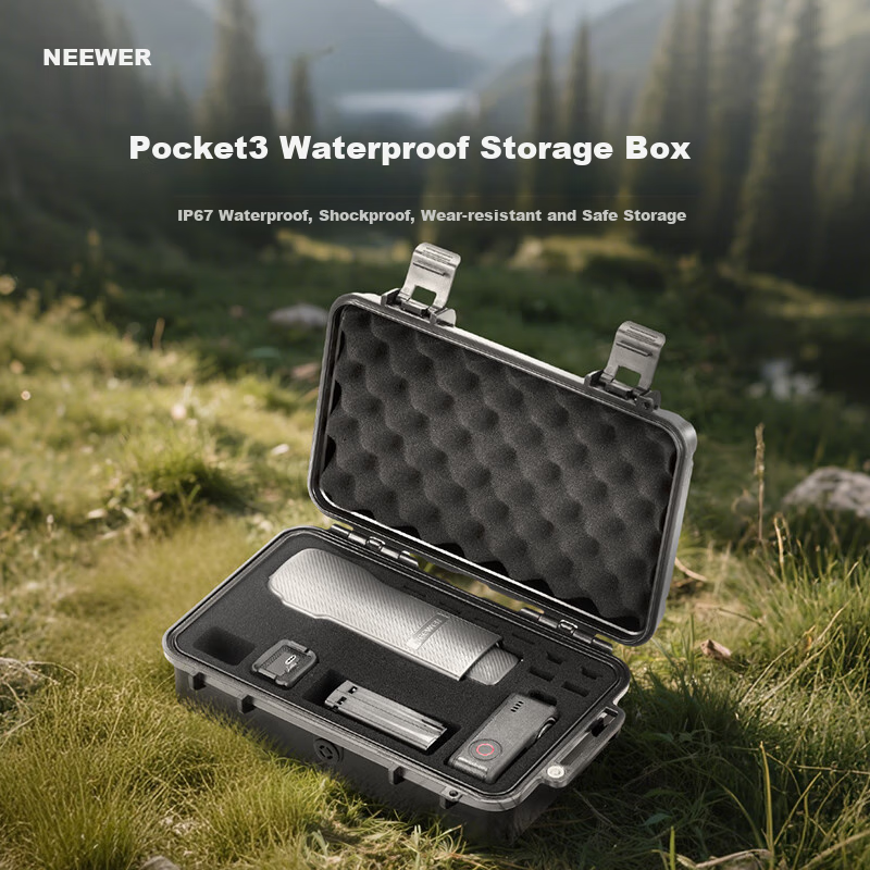 Защитный кейс NEEWER для камеры DJI Pocket 3, водонепроницаемый, противоударный, для хранения аксессуаров