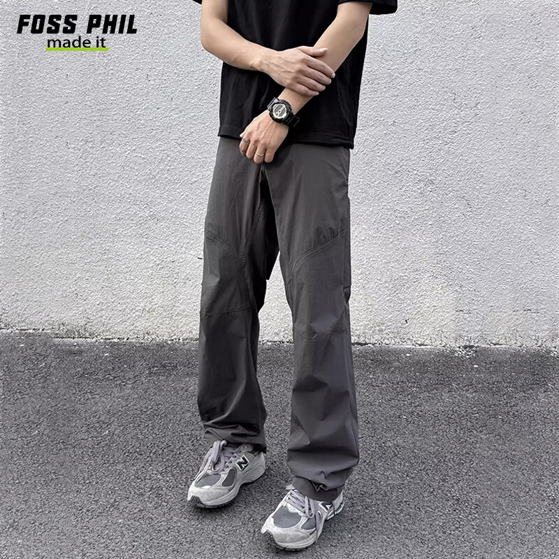 Foss Phil Мужские брюки-карго 8519, темно-серые, размер M