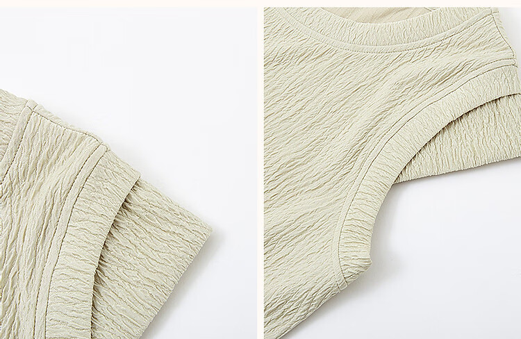 Demana [Comfort Elastic Soft] Summer Simple Style Round Neck Slim Fit Cap Sleeve Petite Elegant Body-Shaping Knit Women's Dress 12