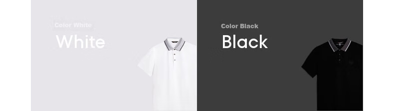 K-Boxing K-Boxing Spring And Summer Business Contrasting Color Lapel Casual Short-Sleeve Polo Shirt BTBE2382, Frost Green, 2XL 5