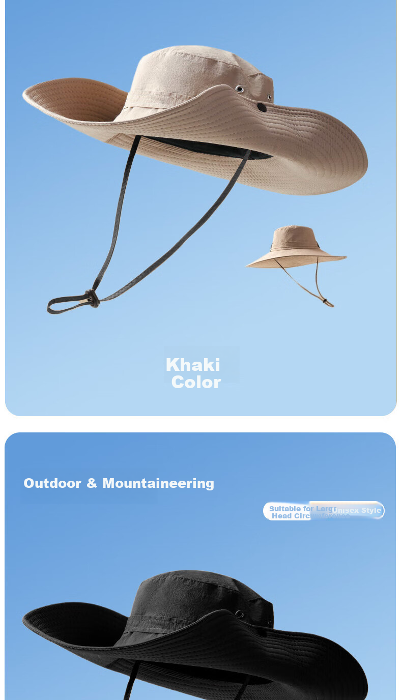 CARTELO Western Denim Hat, Women's Fisherman Hat, Sun Protection Hat, Summer Outdoor Sun Hat, Sunhat, Hiking And Mountaineering Hat for Me 5