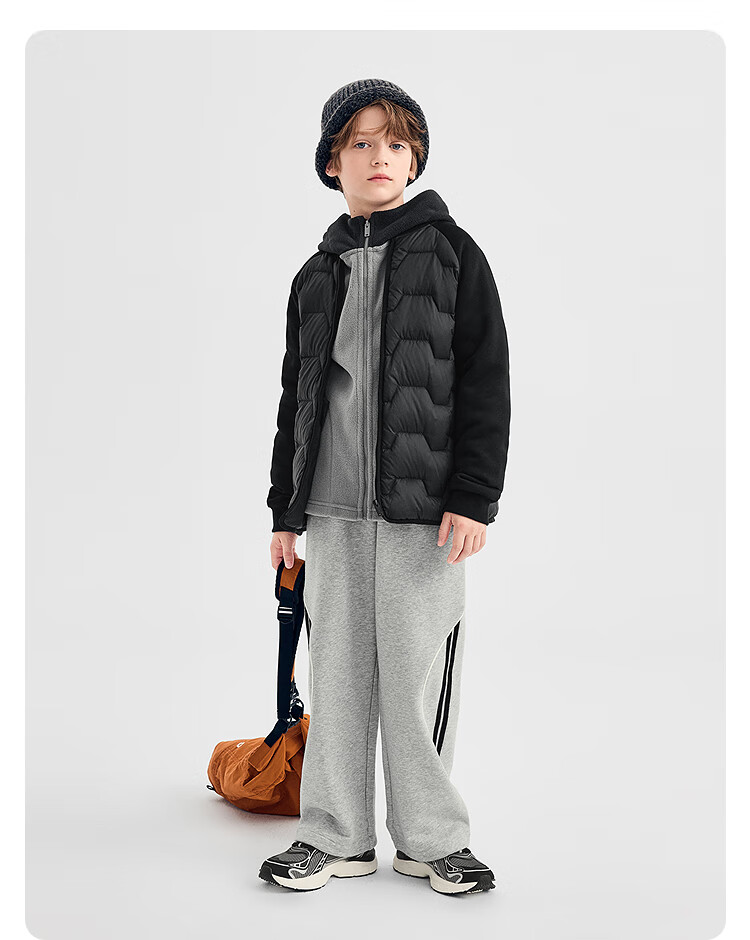 BALABALA Kids Lightweight Down Jacket Children Winter 2025 Three-Proof [Mall Same Style] 202425107201 2