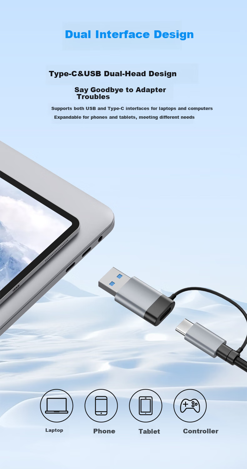 Acer USB3.2 Expansion Dock to Gigabit Ethernet Port Splitter [USB+Type-C 10G Data Port] Laptop Expansion Dock Ethernet Adapter Converter 2