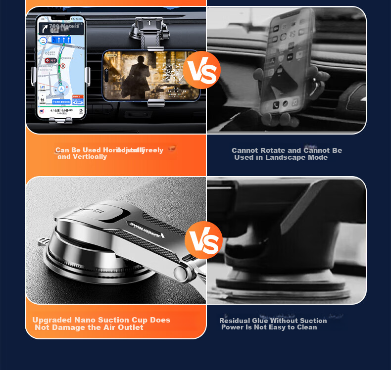 Jueshi Car Phone Holder, Specially Designed for Navigation, Suction Cup Mount, Dashboard And Truck Interior, New Model 2026 4