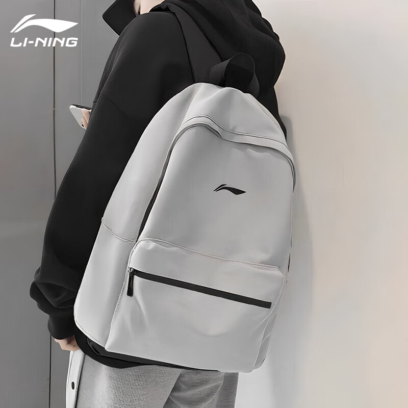 Рюкзак Li-Ning Унисекс большой емкости Повседневный для старшеклассников Путешествия Пеший туризм Сумка для ноутбука