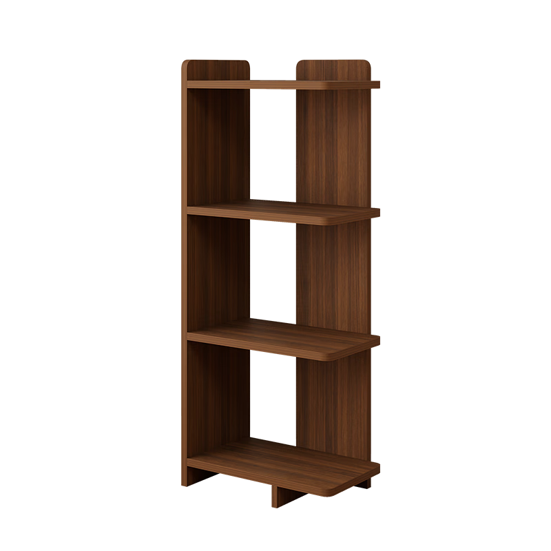 Shidaijiaju Corner Bookshelf, Simple Floor Storage Rack, Home Bedside Bookcase, Integrated Wall-Mounted Corner Shelf