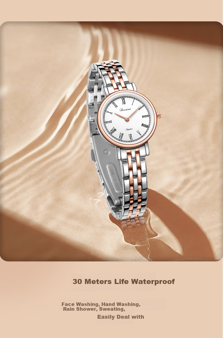 ROSSINI Women's Quartz Watch, Ladies' Watch, Retro Simple Student Wristwatch, Chinese Brand Women's Watch 11