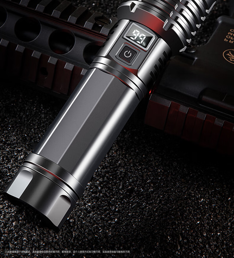 Aokesi High-Power Flashlight, Ultra-Bright Outdoor Zoomable Long-Range Rechargeable Multi-Functional Waterproof Portable Long Battery Life for Home Use 6