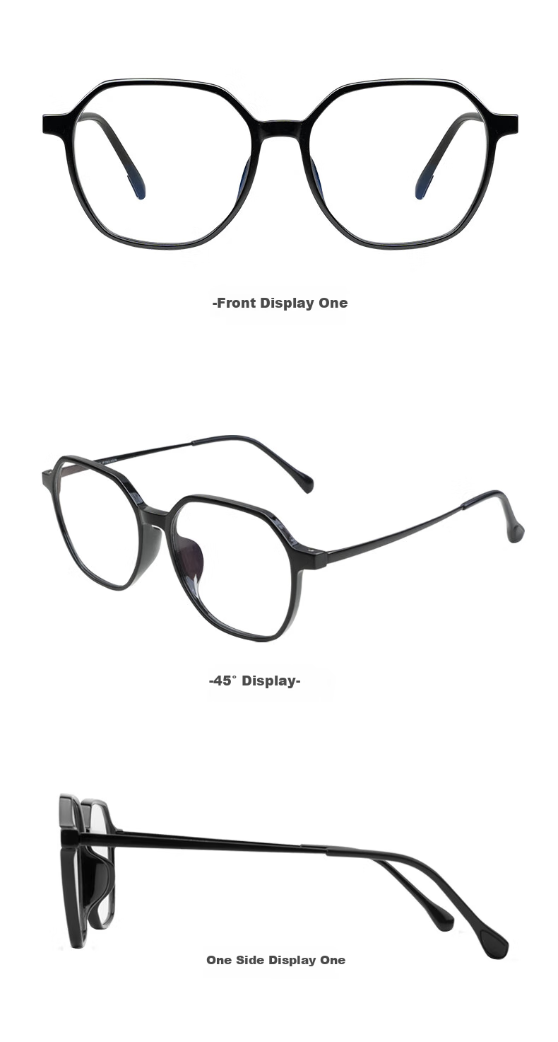 Gameking Blue Light Blocking Glasses, Anti-Radiation, Unisex Non-Prescription Protective Eyewear, Can Be Fitted with Prescription Lenses, Ultra-Light Myopia Glasses Frame, 6005 Translucent Gray 14