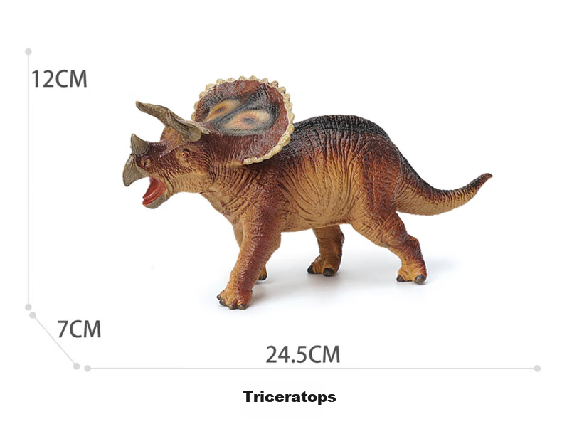 Babamama Children's Dinosaur Toy, Dinosaur Model, Dinosaur World Jurassic Tyrannosaurus Rex Set, Baby Animal Realistic Model 6