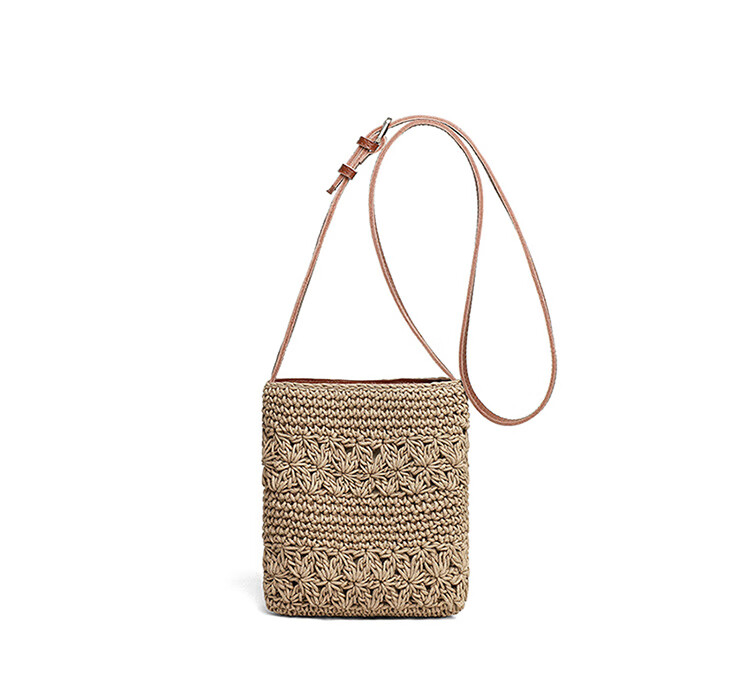 Love Sea Women's Handwoven Phone Bag Beach Luxury Brand Birthday Women's Day Gift 11