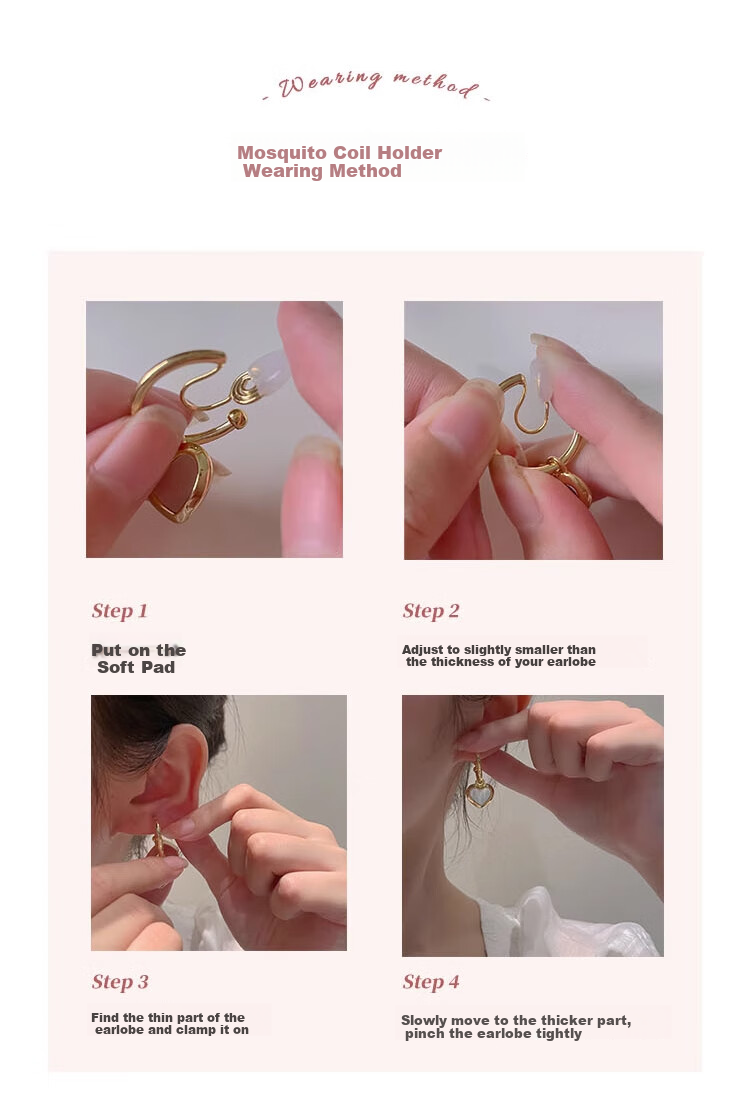Dijing S925 Silver Full Body Earrings for Women, No Piercing Required, Practical High-End Elegant Bone Earrings Set, No Hole Ear Rings, No Need to Get Ear Piercings 11