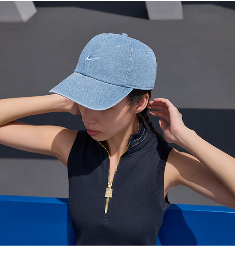 NIKE Men's Sports Cap U CB DENIM 24 Sports Accessory HF0383-429 Blue L/XL 3
