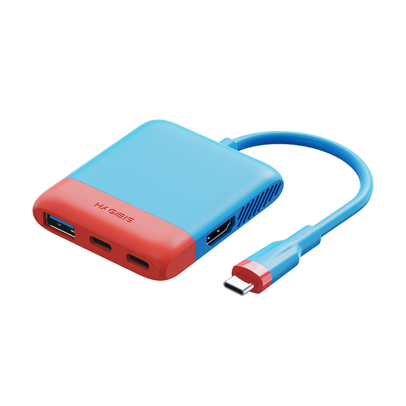 Hagibis Switch2 Capture Card Video Capture NS2 Portable Dock OLED Handheld Console TV iPad Screen Mirroring Tablet Laptop Car Screen Live Streaming Converter