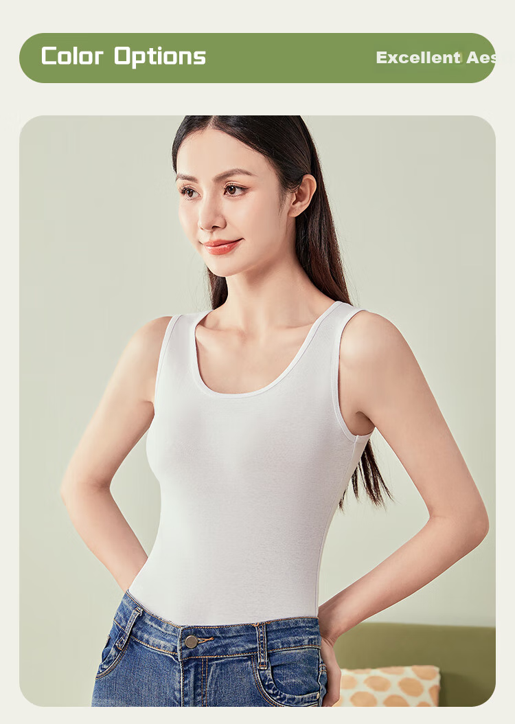 MiiOW Women's Spaghetti Strap Tank Top, Summer Pure Cotton 100%, Sexy Backless Inner Wear, Sleeveless Undershirt, Outerwear, Black 15