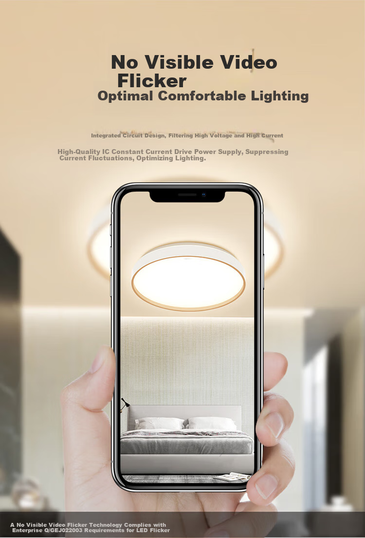 BULL Ceiling Light, Full Spectrum Bedroom Lamp with Three-Level Dimming, 24W, Ra97 Color Rendering Index [Installation Included] 5