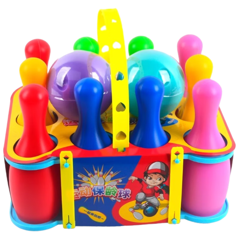 GOLDLOK Kids Bowling Set Parent-Child Interactive Educational Sports Toy for Boys and Girls Ages 3-6 Birthday Gift