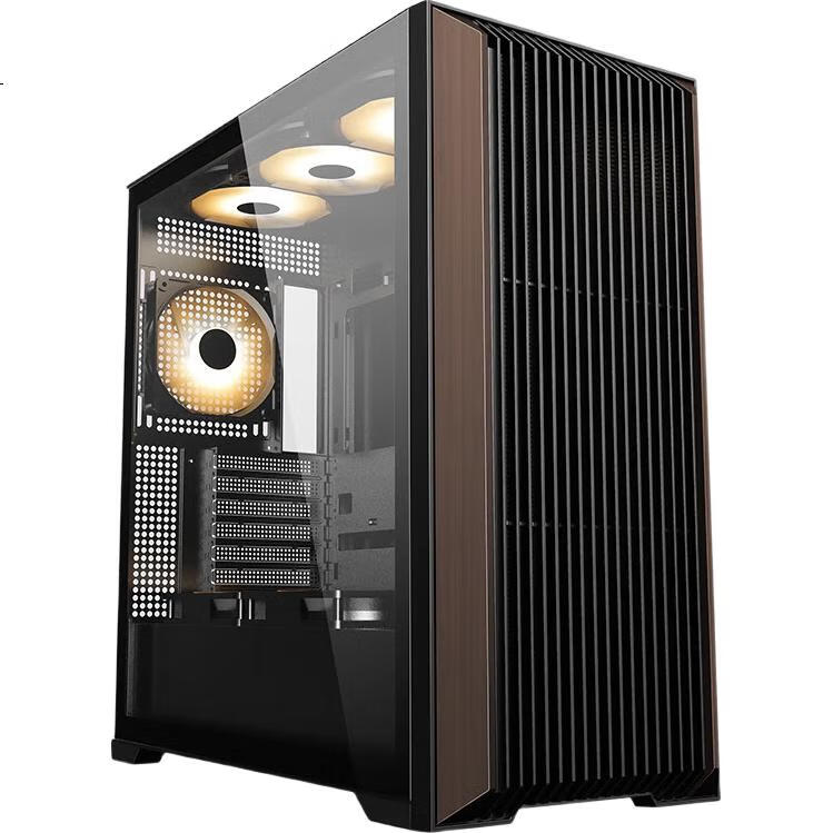Компьютерный корпус SAMA Wind Tunnel PRO черный, Mid-Tower, поддержка 420мм СВО, ATX, Type-C, 3 вентилятора