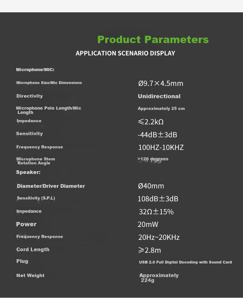 SaLaR E810 English Speaking And Listening Exam Headphones, Over-Ear, for Middle School And College Entrance Exams, Recording And Repeating Function, Human-Machine Dialogue Earphone with Microphone, USB Interface, Dual-Use Type-C Port, White Color 15