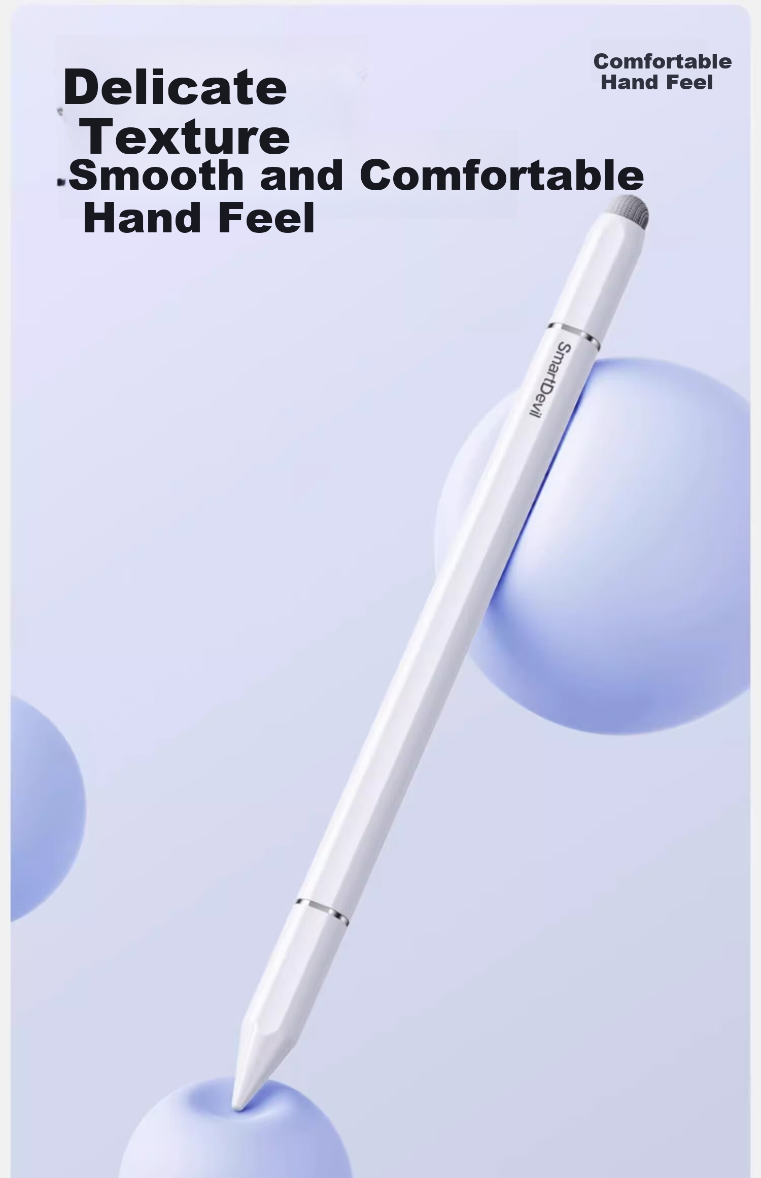 Shanmo Capacitive Stylus Touchscreen Pen Tablet Pen for IPad Huawei Xiaomi, Universal for Tablets And Smartphones, Dual-Head Drawing Stylus for Apple Android 10