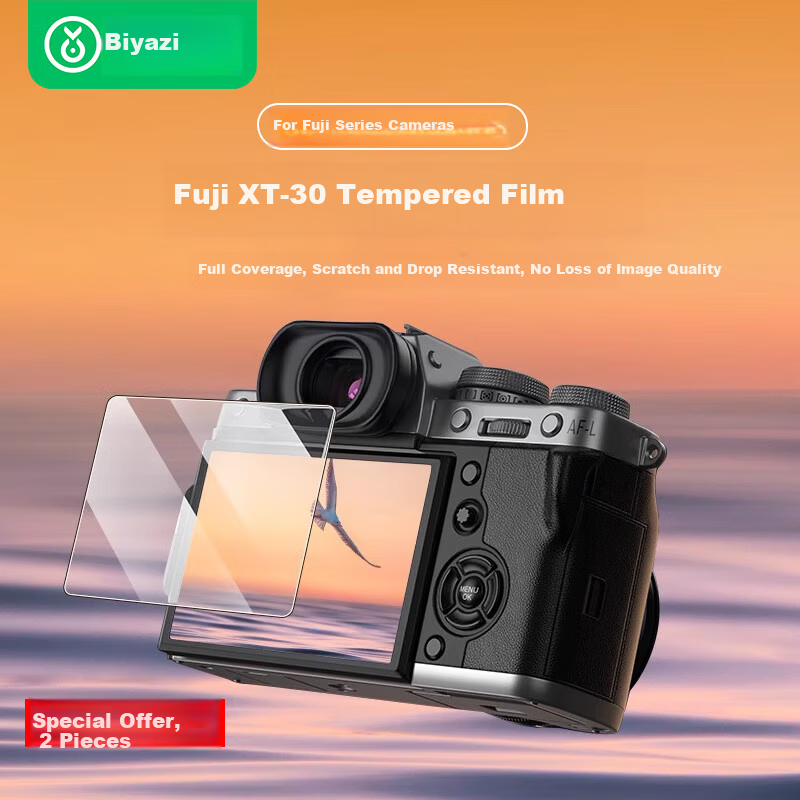 BIAZE [AR Enhanced Transparency] Screen Protector for Fuji X-T30, X-T30II, X-T20, X-T100, XE3 Camera, Protective Film for Mirrorless Cameras, Accessory XJM23