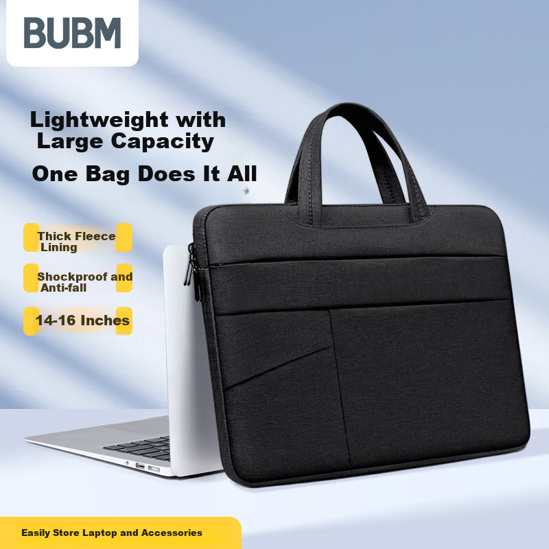 BUBM Laptop Sleeve for Apple, Dell, And ASUS Computers, Handheld 13.3-Inch Air Pro Notebook Protective Case, Thin Briefcase, Business Inner Bag for Men And Wome
