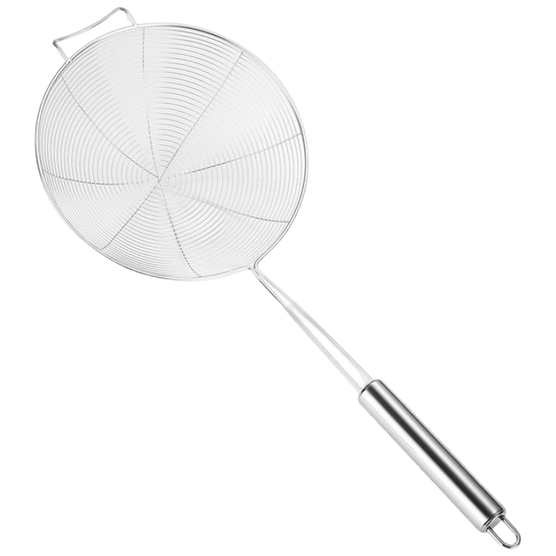 Jekero 304 Stainless Steel Strainer, Colander Skimmer, Kitchen Household Hot Pot Noodle Dumpling Strainer Mesh, 17.5cm