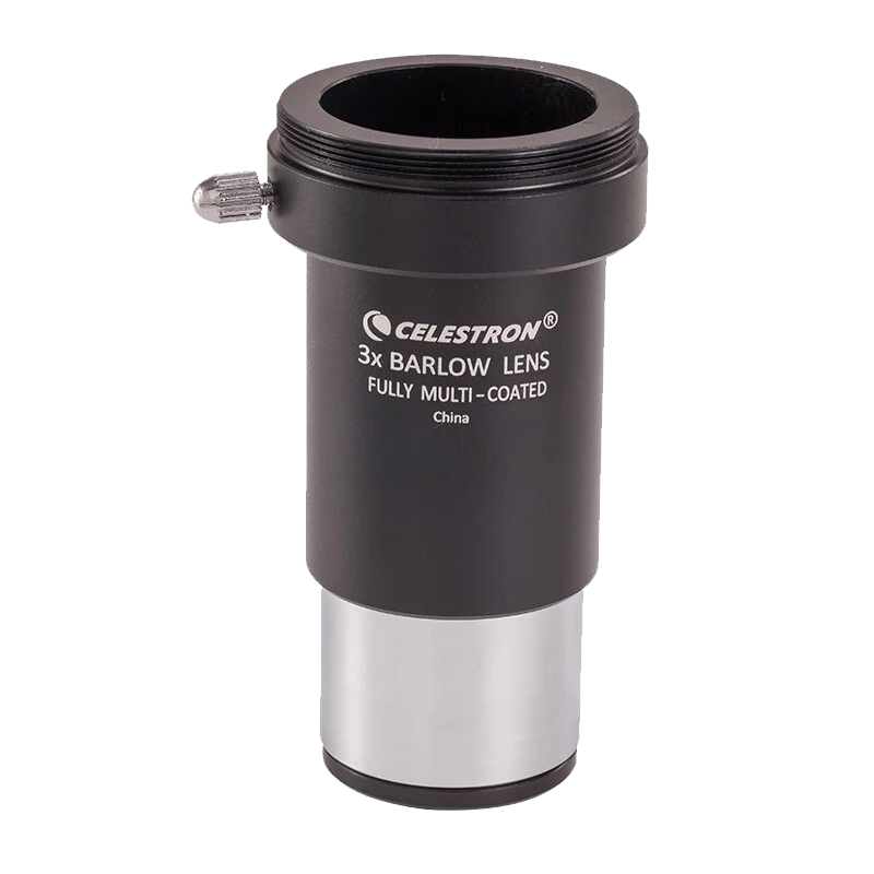 Celestron 3X All-Metal Barlow Lens Telescope Professional Accessory DSLR Camera Adapter Ring