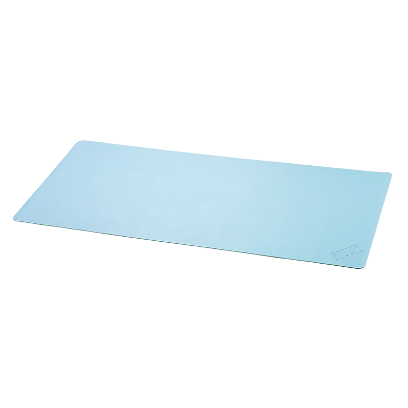 SANWA Large Desk Mat, Big Computer Mouse Pad for Office And Gaming, Rollable And Portable, Non-Slip Base, PU Leather Easy to Clean, Portable, Sky Blue, Large Size, Desk Mat 90*40