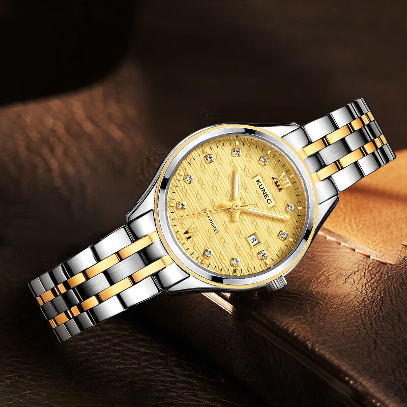 KUNEC Ladies' Watch, Exquisite Quartz Watch with Imported Movement, Waterproof, Perfect Birthday Gift for Girlfriend on Qixi Festival