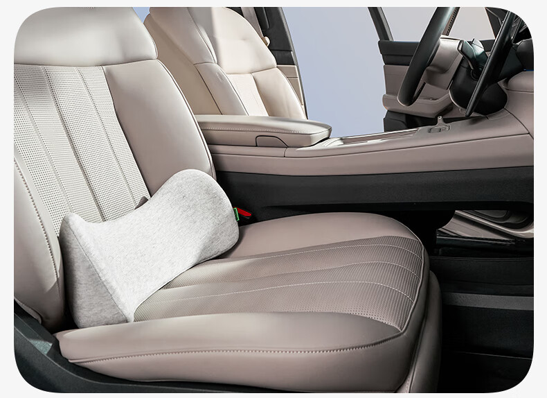 CICIDO Car Seat Lumbar Support Cushion Summer Waist Pillow Driver Backrest Neck Pillow 8