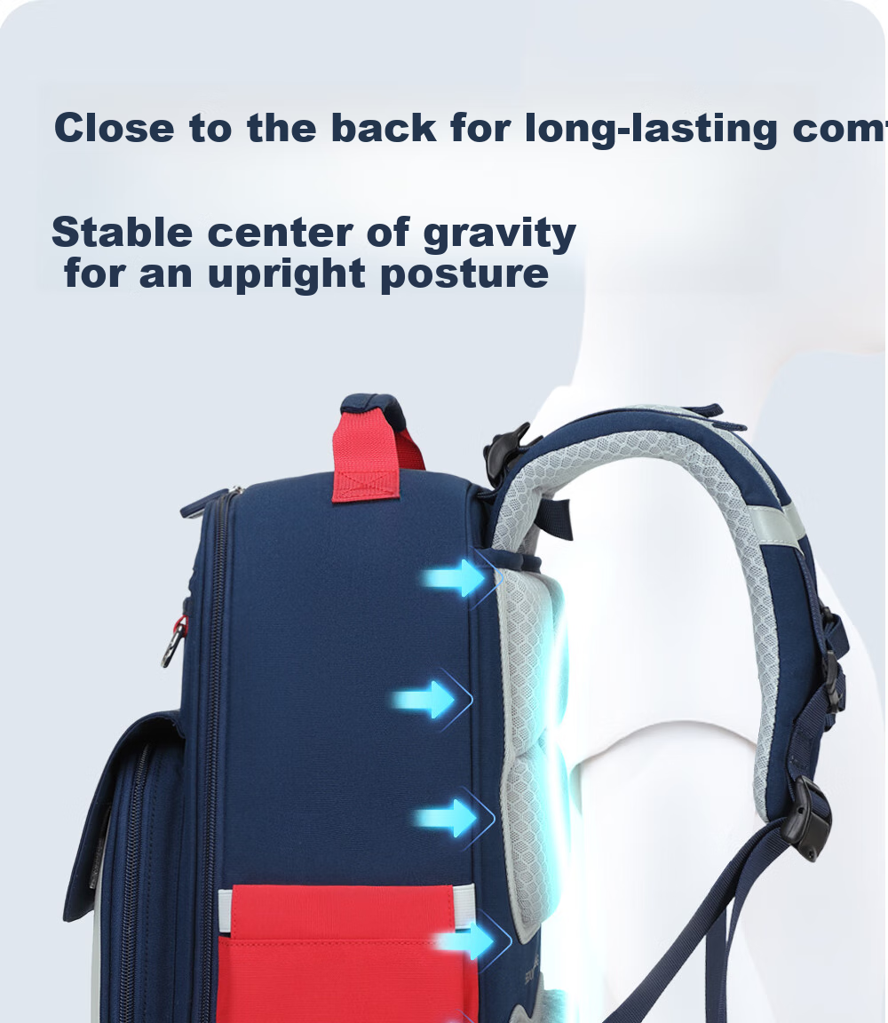 RUiPAi Children's Backpack for Primary School Students, Elastic Load-Reducing Spine Protection, Grades 1-3 Girls' Antibacterial Water-Resistant Backpack 8