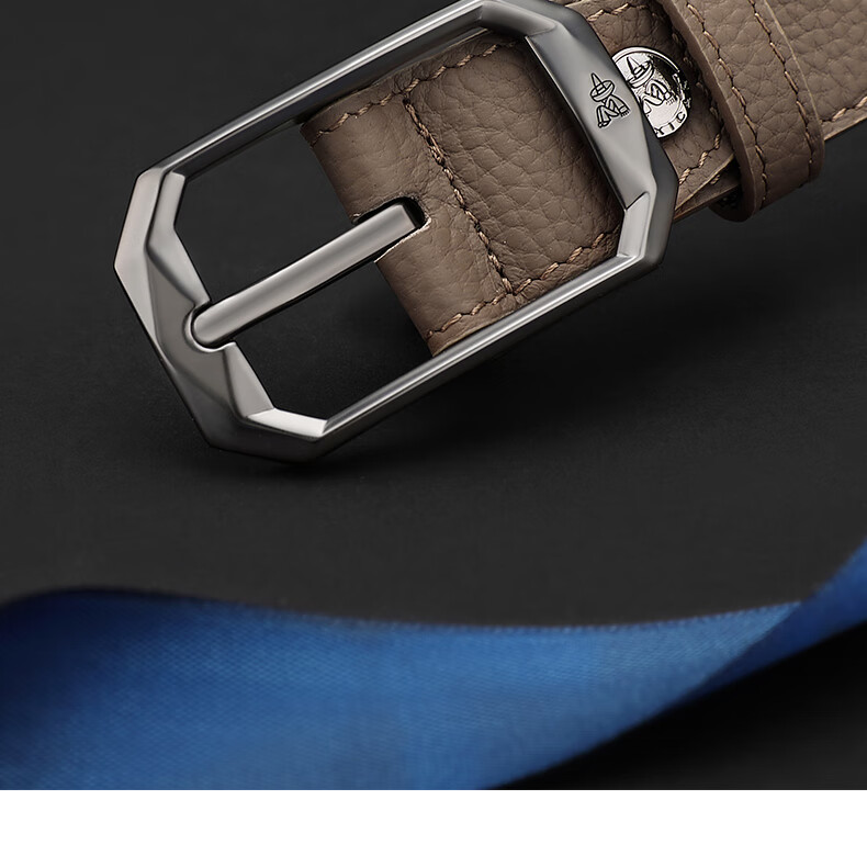 MEXICAN Vintage Men's Leather Belt Pin Buckle Genuine Top Layer Cowhide Business Casual Waistband Pants Belt Birthday Gift for Men 3