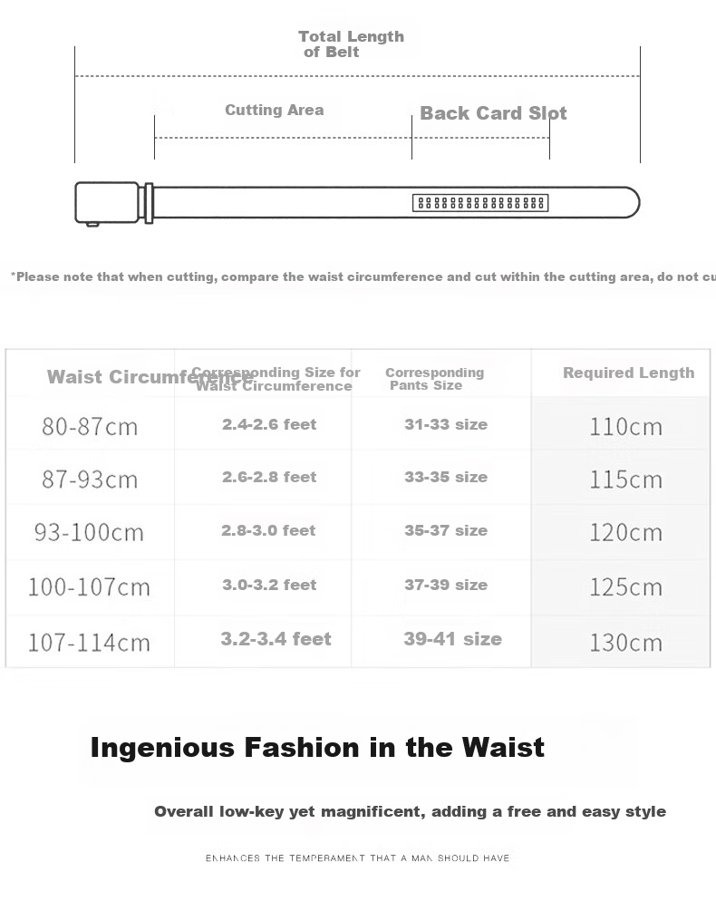 POLOMEISDO Men's Genuine Leather Belt with Automatic Buckle, Double-Buckle Gift Box, Self-Operated Birthday Present for Boyfriend, Husband, Father 11